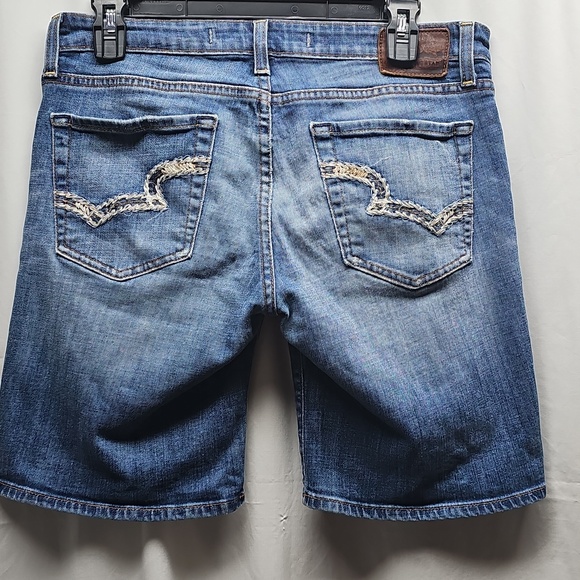 Big Star Pants - Big Star Low Rise Fit Dark Blue Jean Shorts